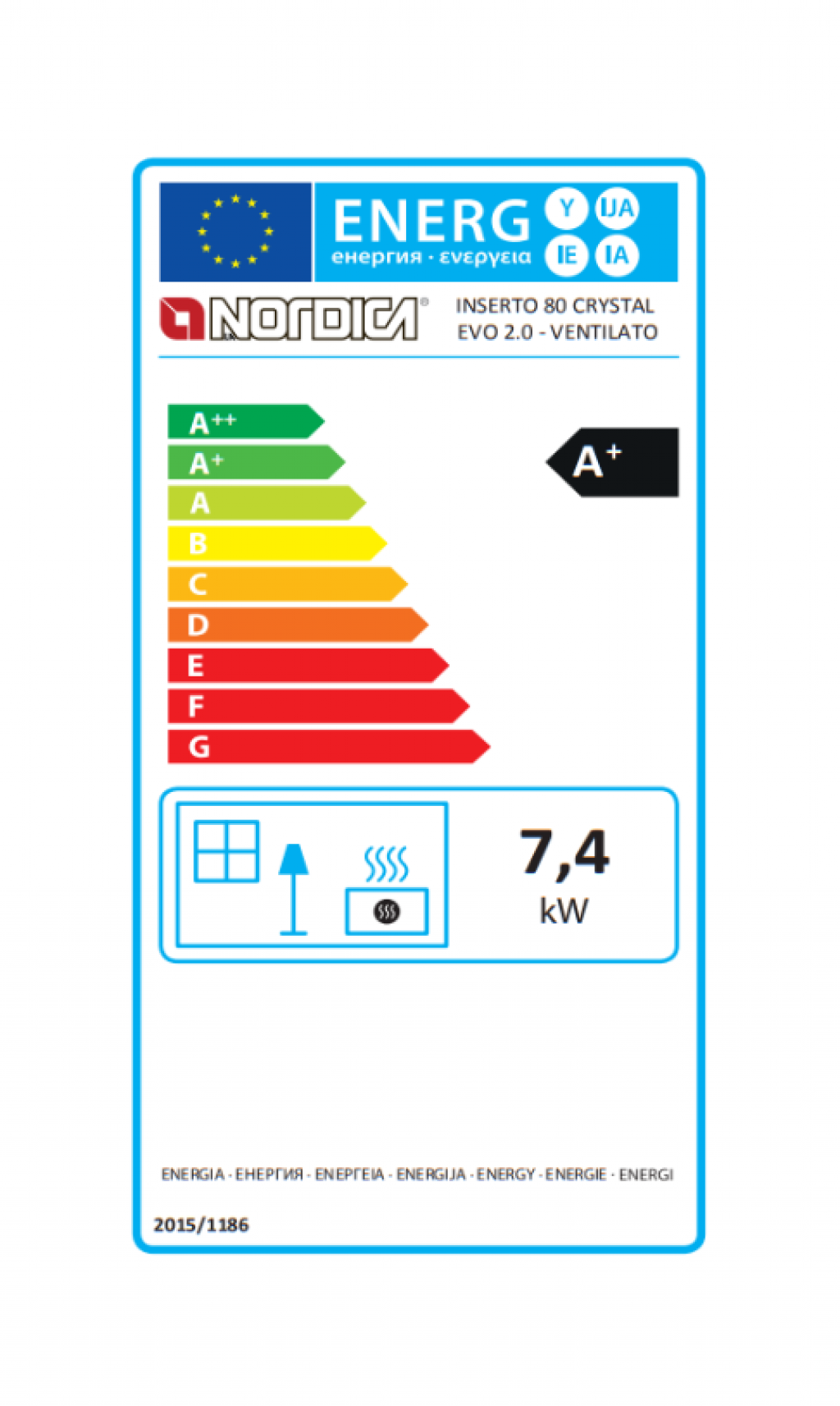 Lareira La Nordica Inserto 80 Ventilado